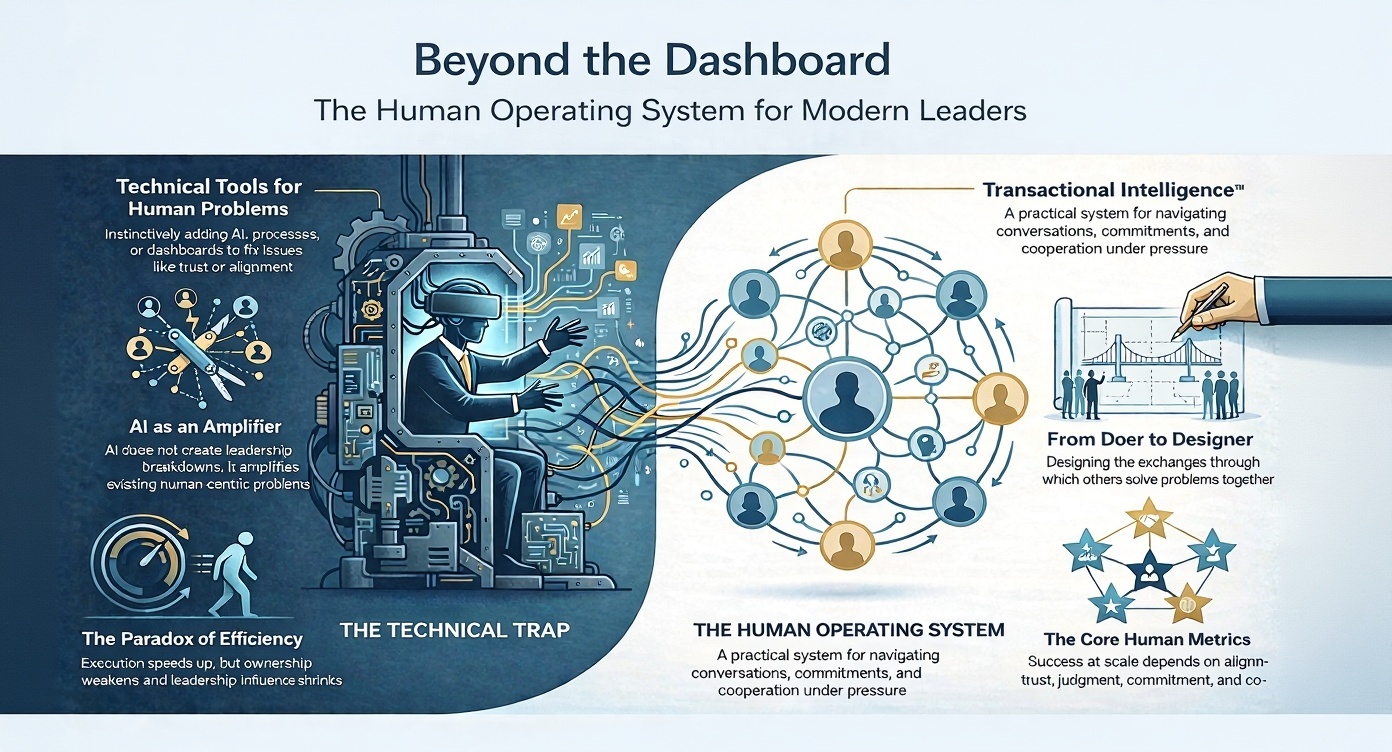 The Human Operating System for Modern Leaders Infographic